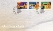 Canada FDC Scott #1922-1924 Christmas Lights 47c Sleigh Ride, 60c Ice Skating, $1.05 Building A Snowman - 2001-2010