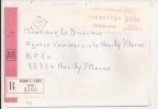 S93 - AULNAY /S BOIS GALION - SEINE ST DENIS - Vignette MOG 1987 - RECOMMANDE AR - Andere & Zonder Classificatie