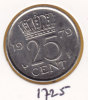 @Y@   Nederland   Kwartje  25 Cent  1979  Unc    (1725) - 1948-1980 : Juliana