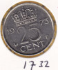 @Y@   Nederland   Kwartje  25 Cent  1973  Pr    (1732) - 1948-1980 : Juliana