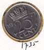 @Y@   Nederland   Kwartje  25 Cent  1971      (1735) - 1948-1980 : Juliana