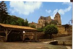 CELLES-SUR-BELLE  ( Deux-Sèvres )  Le Lavoir Et L'Église - Celles-sur-Belle