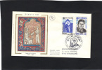 France  FDC Yvert N° 2366 Et 2367 - EUROPA Strasbourg - Musique - 1985