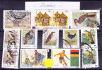 Lot De Timbres De Zambie Ob  En Plaquette Oiseaux-maisons - Zambie (1965-...)