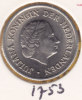 @Y@   Nederland   Kwartje  25 Cent  1950   Unc    (1753) - 1948-1980 : Juliana