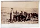 Canada ? - " à Fine Spécimen " North Beach Percée PQ  HOA - CARTE PHOTO PECHE Chariot Hommes écailleurs De Poissons RARE - Altri & Non Classificati