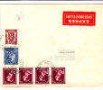 N°715-832(4)-833 BRUXELLES 5.4.51 S/lettre EXPRES V.DUISBURG (All.).Affr.12 Fr.TB - Storia Postale