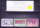 Lot De Timbres ** Sur Plaquette - St.Vincent (1979-...)