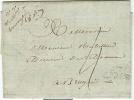 Belgique - Précurseur De Ypres Vers Bruges 1809, Très Belle, Voir Scan - 1794-1814 (Période Française)