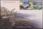 INDIA 2006 FDC HIMALAYAN LAKES, LAKE, MOUNTAIN, SCENERY, HORSE, TREE TREES BIRD BIRDS, HIMALAYA, FLOWER, FIRST DAY COVER - Storia Postale