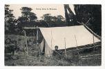 Papouasie Nouvelle Caledonie Guinée CAMP De BROUSSE Ethnic Oceanie 1920s Missionnaires Sacre Coeur ISSOUDUN Indre CPDOM - Papua-Neuguinea