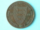 1888 - 1/12th Shilling / KM 8 ( Uncleaned Coin - For Grade, Please See Photo ) ! - Jersey