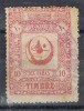 Sello Fiscal 10 Paras Rosa. Timbre TURQUIA º - Postage Due