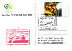 Sonderflugpost - Segelflug - Fussball WM 2006 - 01.07.2006  [ds06] - Postcards - Used