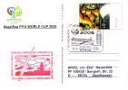 Sonderflugpost - Segelflug - Fussball WM 2006 - 01.07.2006  [ds06] - Cartes Postales - Oblitérées