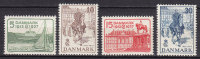 Denmark 1937 Mi. 237-40 Regentschaft Von König Christian X. Complete Set MH* - Unused Stamps