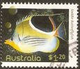 AUSTRALIA - USED 2010 $1.20 Fishes Of The Reef - Saddle Butterflyfish - Gebraucht