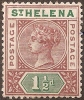 ST HELENA - 1896 1½d Queen Victoria. Scott 44. Mint Hinged * - St. Helena