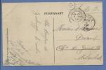 Portvrij Kaart (SM) "Zeebrugge / De Pier"  Met Stempel KNOCKE Met Als Aankomst BRUXELLES (adres= Molenbeek) - Lettres & Documents