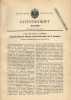 Original Patentschrift - C. Reuther In Hennef , 1881, Automatische Waage !!! - Tools