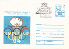 OLYMPICS, 1984, COVER STATIONERY, ENTIER POSTAL, OBLITERATION CONCORDANTE, ROMANIA - Ete 1984: Los Angeles