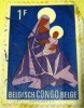 Congo 1959 Christmas Madonna And Child 1f - Used - Used Stamps