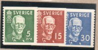 SUEDE : TP N° 254/256 ** - Unused Stamps