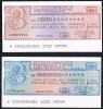 Italia Coppia Miniassegni FDS L´Istituto Bancario S.Paolo Di Torino £.100  £. 200 - 30.11.76 (doppia Scansione) - [10] Cheques En Mini-cheques