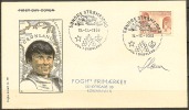 Czeslaw Slania. Greenland 1968. Greenlandic  Child Wellfare. Michel 70 FDC. Signed. - FDC