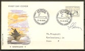 Czeslaw Slania. Greenland 1975. Post Transport. Michel 93  FDC.  Signed. - FDC