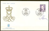 Czeslaw Slania. Greenland 1994.. Queen Margrethe II. Michel 244 FDC. Signed. - FDC