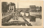 TOURNAI - Belle Carte Animée Du Pont Des Trous.  ( Péniche Avec équipage ) - Navigazione