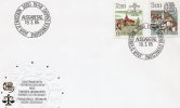 ENVELOPPE  SUISSE / OBLITERATION  1er JOUR  19/02/1985/ ILLUSTREE/ TIMBRES SIGNES DU  ZODIAQUE/BALANCE ET SCORPION - Astrología