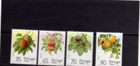 MADERA - MADEIRA 1991 FRUTTI DI PIANTE TROPICALI MNH - Madeira