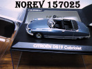 - NOREV - CITROEN  DS19 Cabriolet Bleue - 1/43° - Norev