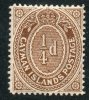 Cayman Islands 1909 - ¼d Grey-brown SG38a HM Cat £7 SG2018 A-Z 1840-1970 Catalogue - Cayman Islands