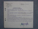 Arbeitszeugnis Zeugnis Hamburg 1948 Sabepha KG Galliat & Paris - Diploma's En Schoolrapporten