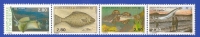 SPM - SAINT-PIERRE ET MIQUELON 580 à 583 BANDE NEUVE ** POISSONS - Unused Stamps