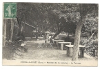 Lyons-la-Forêt (27) : La Terrasse Du Pavillon De La Licorne De L'Hôtel De La Licorne En 1910. - Lyons-la-Forêt