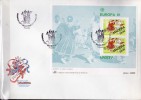 CEPT 1981 Folklore Insel Madeira Block 2 Auf FDC 15€ Tanz-Paar In Trachten Costume Sheet Bloc Fogli Bf Cover Of Portugal - Madère