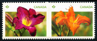 Canada (Scott No.2530a - Hémérocalles / Daylily) [**] (P) De Carnet / From Booklet - Unused Stamps