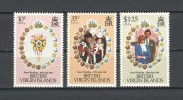 Iles VIERGES 1981  N° 413/415 ** Neufs Ier Choix. SUP.  Cote: 4.00 € (Diana) - British Virgin Islands