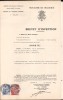 ROYAUME DE BELGIQUE _ BREVET D INVENTION CONCERNANT DES BLOCS DECORATIFS DATE 1947 - Diplomas Y Calificaciones Escolares