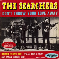 EP 45 RPM (7")  The Searchers " Don't Throw Your Love Away " - Rock