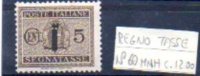 ITALIA REGNO GNR  SEGNATASSE  N° 60 MNH NUOVO - Postal Parcels