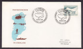 Greenland 1971 FDC Cover Postbeförderung In Grönland Mit Kajak (Cz. Slania) - FDC