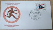 1976 AUSTRIA COVER WINTER OLYMPIC GAMES INNSBRUCK WAY OF OLYMPIC FLAME VIENNA - Hiver 1976: Innsbruck