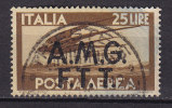 Italy Triese Zone A (AMG FTT) 1947 Mi. 22      25 L Airmail Flugpostmarke Overprinted - Gebraucht