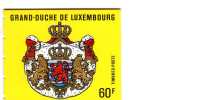 LUXEMBOURG  GRAND DUCHE De ..  Grand Duc Jean - Markenheftchen