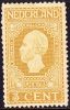 1913 Jubileumzegels 3 Cent Geel Tanding 11½ X 11 Ongestempeld Zonder Gom NVPH 91 A (*) - Ungebraucht